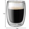 imageZWILLING Sorrento Plus 2pc DoubleWall Glass Cappuccino Mug Set Glass 27 fluid ounce Pack of 2Transparent