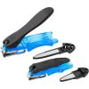imageZWILLING Nail Clippers Gift Set 2 Pieces with Nail Catcher and Integrated Nail File Extra Sharp and Durable Blue