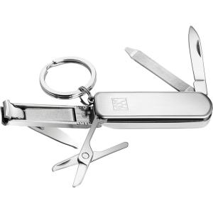 imageZWILLING Manicure Pedicure MultiTool key ring with nail scissors nail clipper and nail file Silver 25 inchSilver