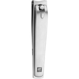 imageZWILLING Nail Clipper for fingernails and toenails strong leverage slightly curved cutting edge hypoallergenic Premium Silver 35 inch