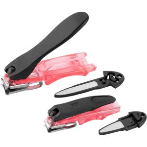 imageZWILLING Nail Clippers Gift Set 2 Pieces with Nail Catcher and Integrated Nail File Extra Sharp and Durable Red