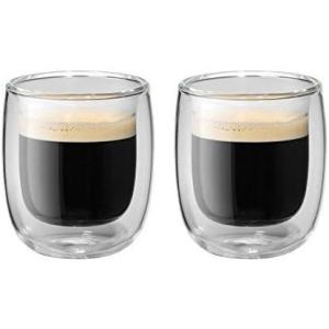 imageZWILLING Sorrento Plus 2pc DoubleWall Glass Cappuccino Mug Set Glass 27 fluid ounce Pack of 2Glass