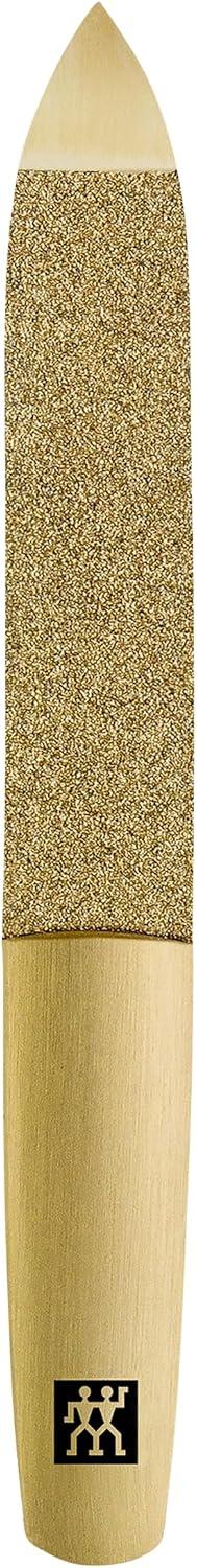 imageZWILLING Beauty TWINOX 4pc Gold Manicure Set with Black Leather Case Care for hands and feet with nail clipper