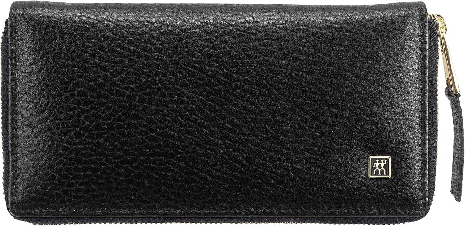 imageZWILLING Beauty TWINOX 6pc Gold Manicure Set with Black Leather Case Care for hands and feet complete set Gift set