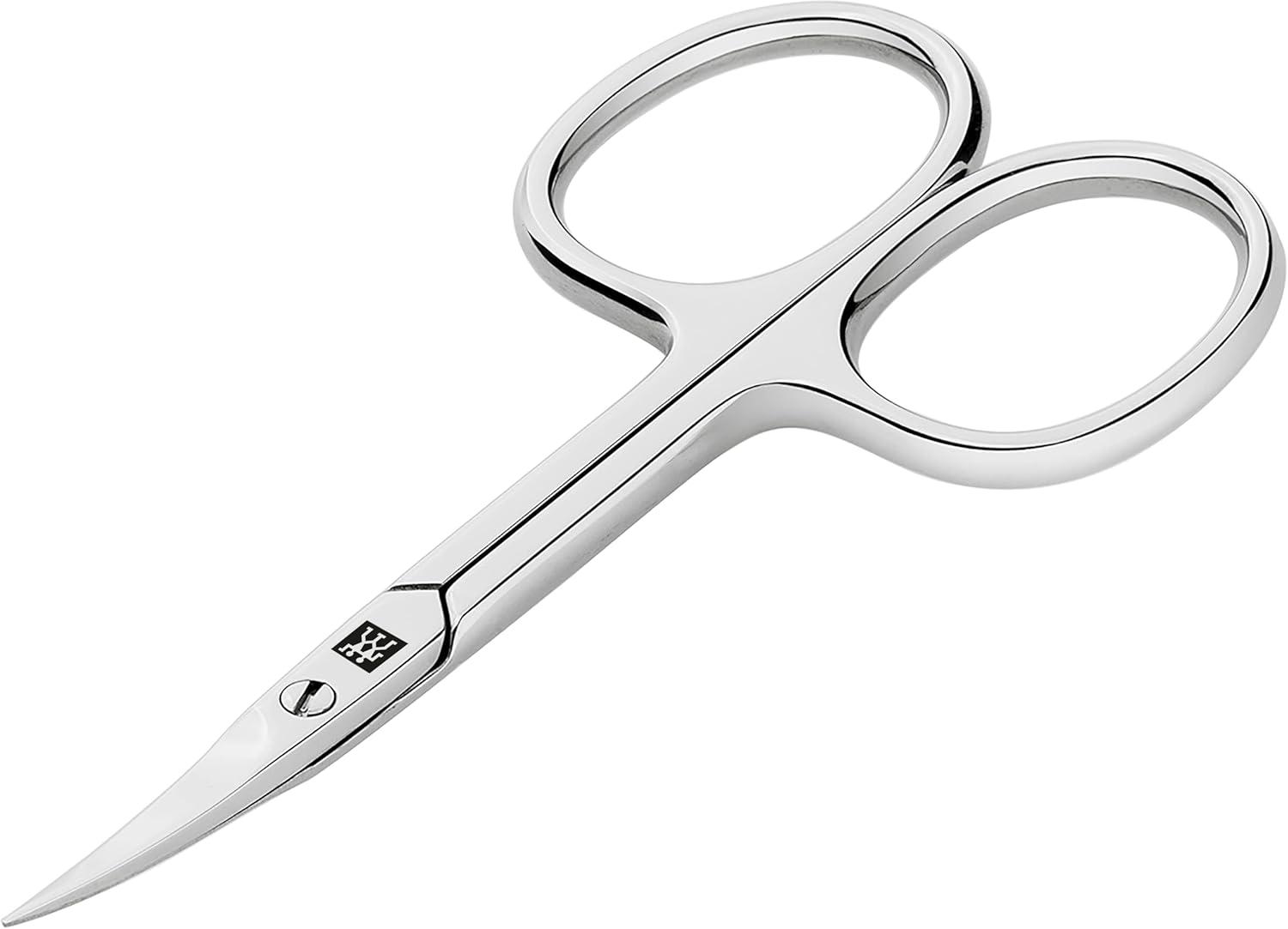 imageZWILLING Cuticle Scissors precise cut for skin remnants sharp pointed blade hypoallergenic Polished Silver 35 inchSilver