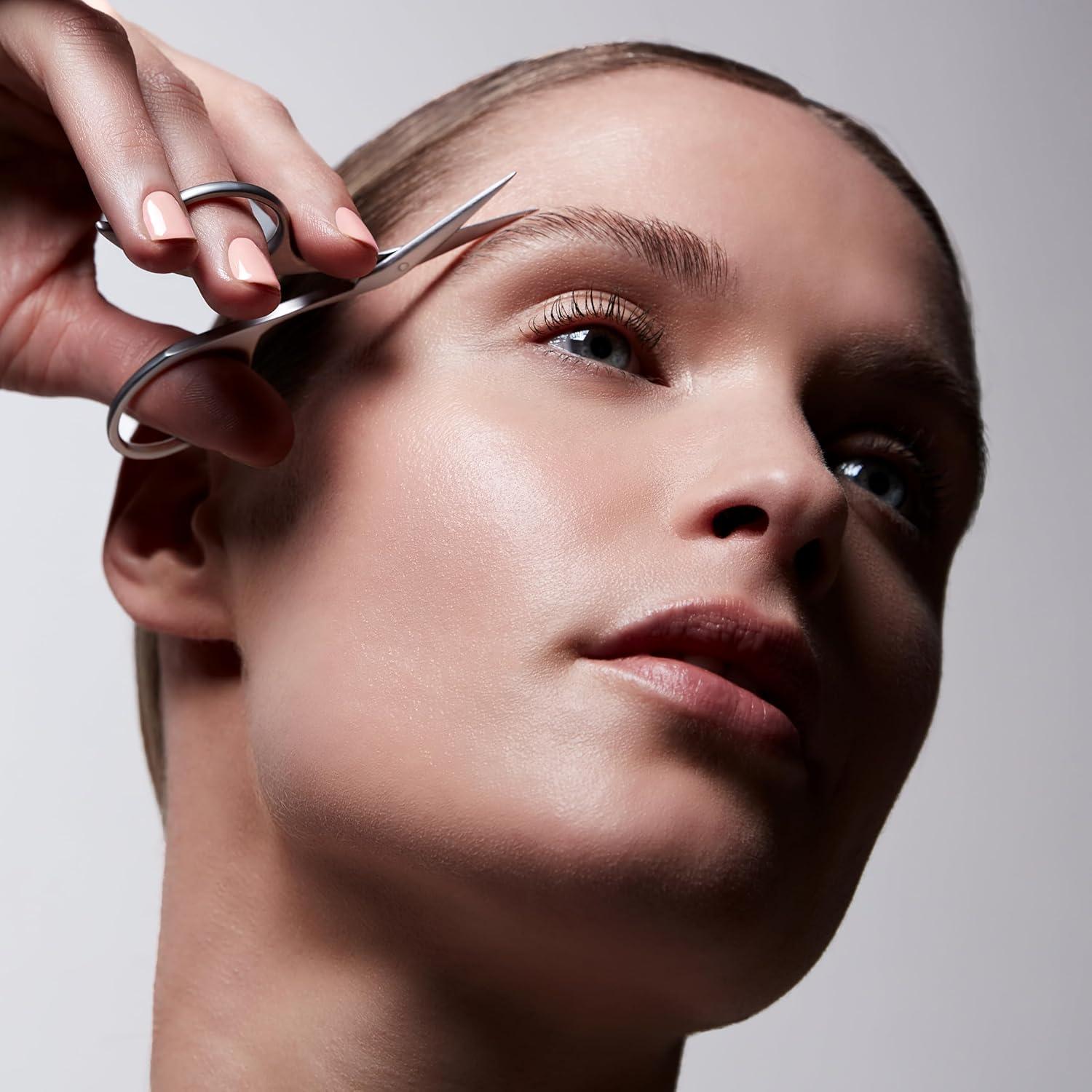 imageZWILLING Eyebrow Set with Brush and Scissors Leather Case Premium Mint