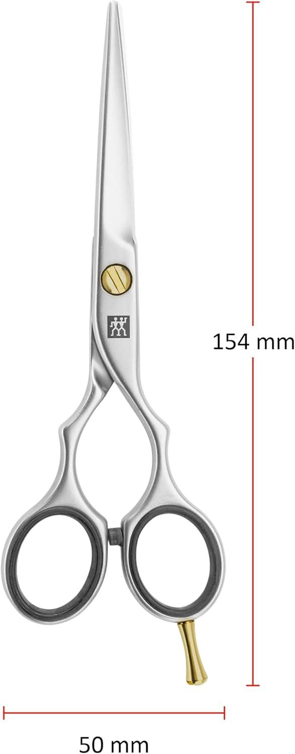imageZWILLING Hair Scissors professional hairdressing scissors for a sharp and precise cut Premium Silver 55 inch