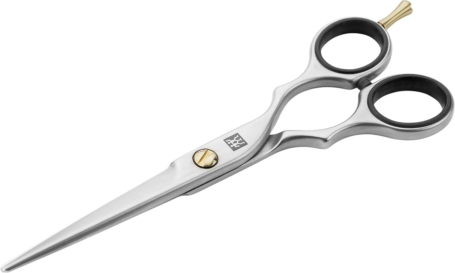 imageZWILLING Hair Scissors professional hairdressing scissors for a sharp and precise cut Premium Silver 55 inch