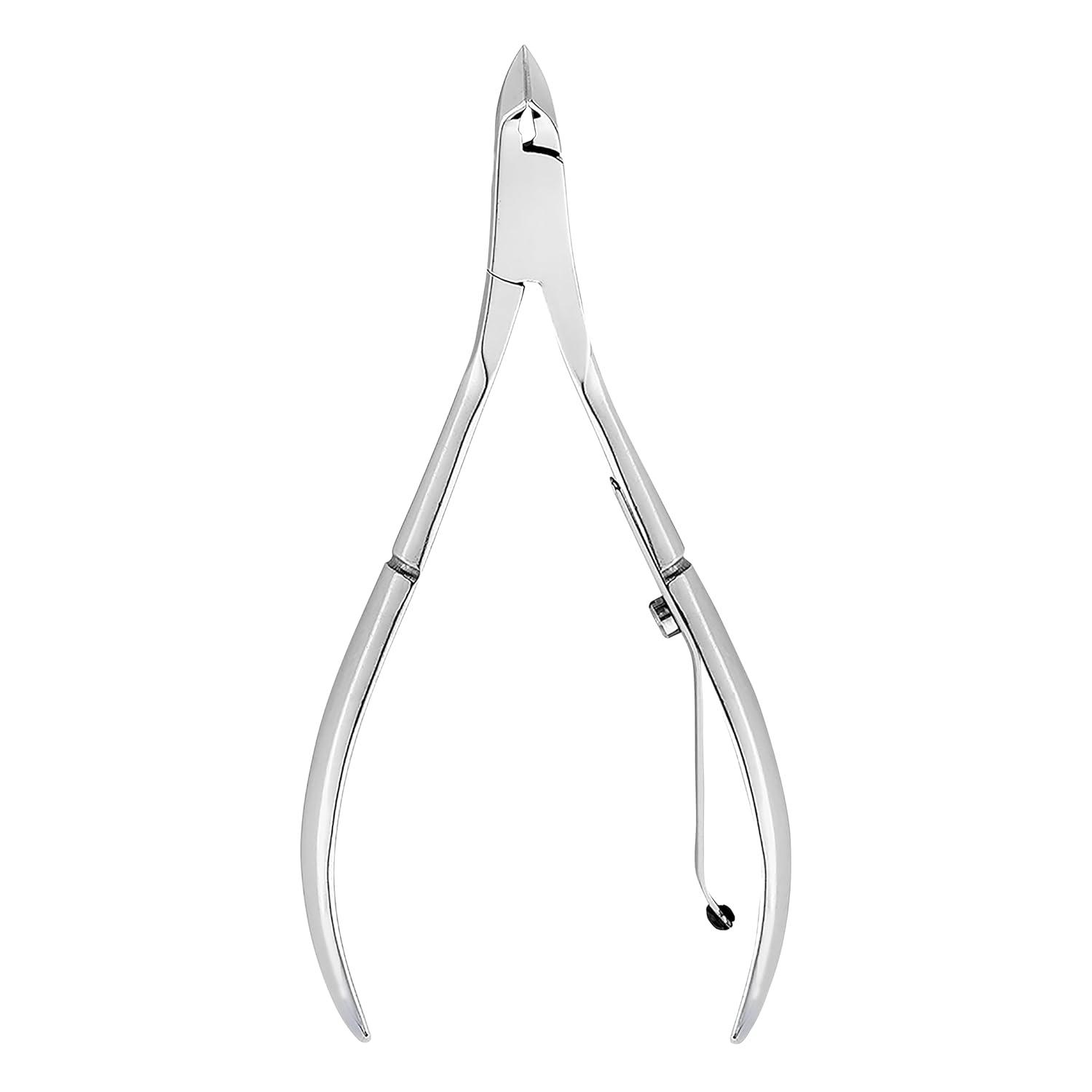 imageZWILLING Manicure Set 5 Piece snap Button case Genuine Leather Ergonomic Design with Cuticle nippers Polished Stainless Steel Black