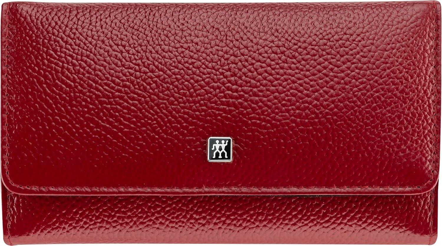 imageZWILLING Manicure Set 5 piece snap button case nappa leather pedicure with nail and cuticle scissors Premium Red