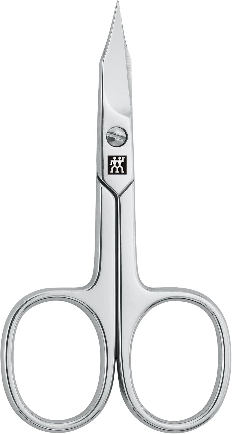 imageZWILLING Manicure Set 5Piece Scissors Clippers Tweezers Cuticle Pusher Nail File Classic RedRed