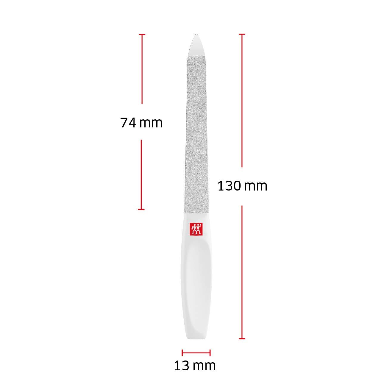 imageZWILLING Nail File Sapphire Coating Polished File tip for Cleaning Nails White 63 inches13cm