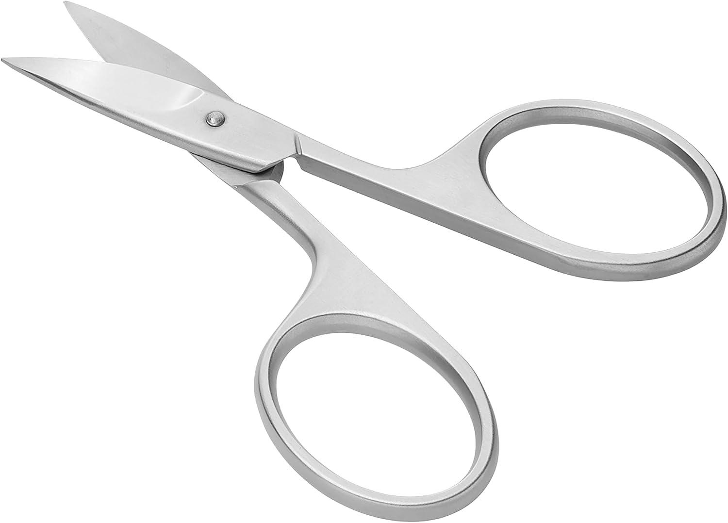 imageZWILLING Nail Scissors sharp slightly curved cutting edge with micro serration hypoallergenic for fingernails and toenails Premium Silver 35 inchNail Scissor