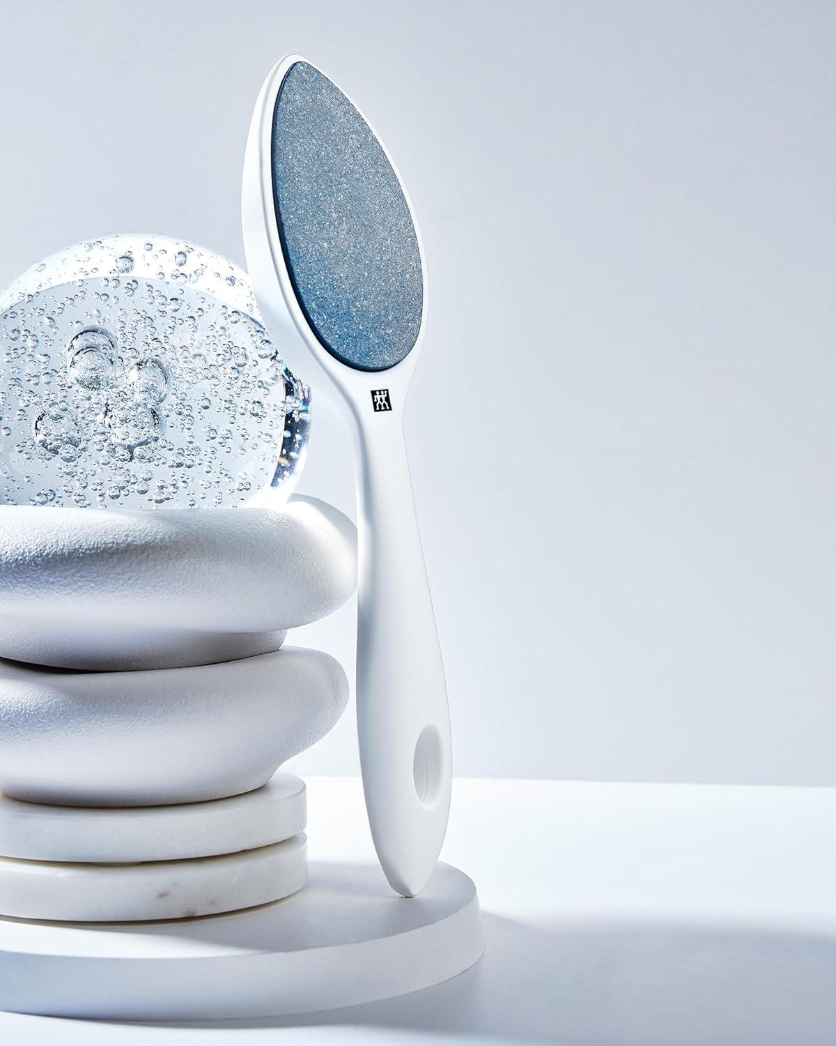 imageZWILLING Pumice Stone Callus Remover Antibacterial coarse and fine Grained Application Surfaces for Dry ampamp Wet use Premium White 9 inch