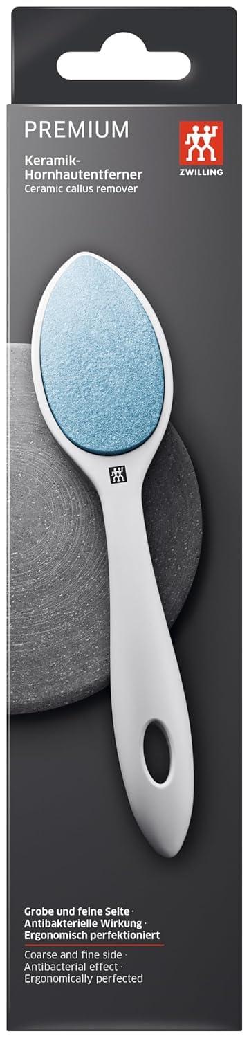 imageZWILLING Pumice Stone Callus Remover Antibacterial coarse and fine Grained Application Surfaces for Dry ampamp Wet use Premium White 9 inch