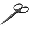 imageZWILLING Beard Scissors with extended handle width scratch resistant straight cutting edge and fine tip Premium Black 45 inch