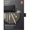 imageZWILLING Beauty TWINOX 6pc Gold Manicure Set with Black Leather Case Care for hands and feet complete set Gift set