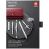 imageZWILLING Manicure Set 5 piece snap button case nappa leather pedicure with nail and cuticle scissors Premium Red