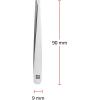 imageZWILLING Straight Tweezer plucking eyebrows and hair handfinished roughened tips large plucking surface Polished Silver 35 inch1 Count Pack of 1