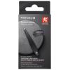 imageZWILLING Tweezer slanted tip removal of eyebrow hair and splinters extended handle width hypoallergenic Premium Black 4 inch