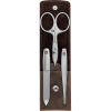 imageZWILLING Beauty TWINOX 4pc Manicure and Pedicure Set with Brown Leather Case Travel Size Set for Hands and Feet Nail Care Genuine Leather