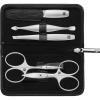 imageZWILLING Beauty TWINOX 6pc Manicure and Pedicure Set with Black Leather Case Premium Nail Care