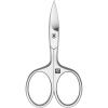 imageZWILLING Nail Scissors sharp slightly curved cutting edge with micro serration hypoallergenic for fingernails and toenails Premium Silver 35 inchNail Scissor