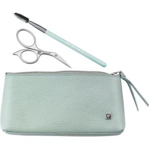 imageZWILLING Eyebrow Set with Brush and Scissors Leather Case Premium Mint