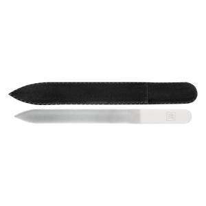 imageZWILLING Glass Nail File fine Grained File Surfaces Double Sided Gentle on Nails Protective Cover Included Premium 6 inch