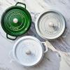 image:imageStaub Cast Iron Round Cocotte 7quartPeony PinkBasil