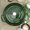 image:imageStaub Cast Iron Round Cocotte 7quartPeony PinkBasil