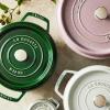 image:imageStaub Cast Iron Round Cocotte 7quartPeony PinkBasil