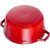 image:imageStaub Cast Iron Round Cocotte 7quartPeony PinkCherry