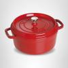 image:imageStaub Cast Iron Round Cocotte 7quartPeony PinkCherry