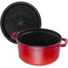 image:imageStaub Cast Iron Round Cocotte 7quartPeony PinkCherry