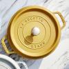 image:imageStaub Cast Iron Round Cocotte 7quartPeony PinkCitron