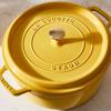 image:imageStaub Cast Iron Round Cocotte 7quartPeony PinkCitron