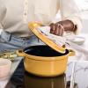 image:imageStaub Cast Iron Round Cocotte 7quartPeony PinkCitron