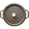 image:imageStaub Cast Iron Round Cocotte 7quartPeony PinkGraphite Grey