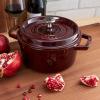 image:imageStaub Cast Iron Round Cocotte 7quartPeony PinkGrenadine