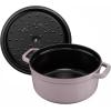 image:imageStaub Cast Iron Round Cocotte 7quartPeony PinkLilac