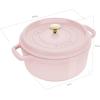 image:imageStaub Cast Iron Round Cocotte 7quartPeony PinkPeony Pink