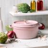 image:imageStaub Cast Iron Round Cocotte 7quartPeony PinkPeony Pink
