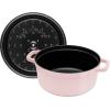 image:imageStaub Cast Iron Round Cocotte 7quartPeony PinkPeony Pink
