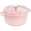 image:imageStaub Cast Iron Round Cocotte 7quartPeony PinkPeony Pink