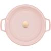 image:imageStaub Cast Iron Round Cocotte 7quartPeony PinkPeony Pink