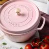 image:imageStaub Cast Iron Round Cocotte 7quartPeony PinkPeony Pink