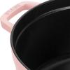 image:imageStaub Cast Iron Round Cocotte 7quartPeony PinkPeony Pink