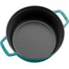 image:imageStaub Cast Iron Round Cocotte 7quartPeony PinkTurquoise