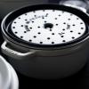 image:imageStaub Cast Iron Round Cocotte 7quartPeony PinkWhite Truffle